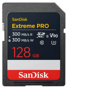 SD 128GB Extreme PRO V90 300mbs