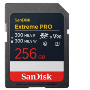 SD 256GB Extreme PRO V90 300mbs