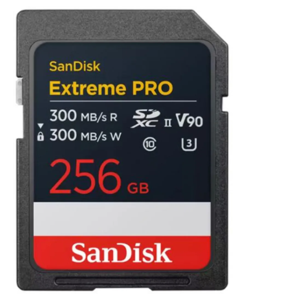 SD 256GB Extreme PRO V90 300mbs