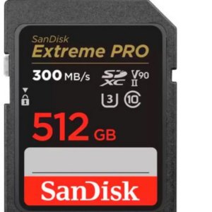 SD 512GB Extreme PRO V90 300mbs