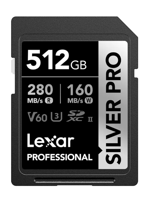 Lexar SD 512GB V60 280mbs